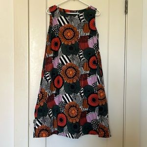 W’s Marimekko x Uniqlo A Line Dress in M